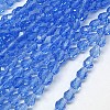 Glass Beads Strands EGLA-E010-8x12mm-02-2