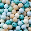 Opaque Acrylic Beads SACR-Q004-01N-3