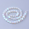 Synthetic Moonstone Beads Strands X-G-R375-6mm-A13-2