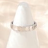 Flat Round 304 Stainless Steel Finger Rings RJEW-V001-01P-2