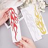 Flame Pattern Waterproof PVC Car Sticker Decals DIY-FH0001-15-3