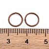 Brass Open Jump Rings KK-G514-01L-R-3