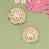 Brass Pendants KK-V006-01G-07-1