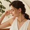 FIBLOOM Peace Sign Jewelry Set SJEW-FI0001-23-7