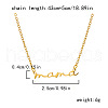 Mother's Day 304 Stainless Steel Word Mama Pendant Necklaces for Women FS-WG8A099-07-1