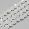 Natural White Agate Beads Strands G-S149-05-10mm-1