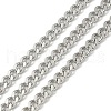 Rack Plating Brass Curb Chains KK-K392-60P-1