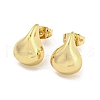 Brass Ear Studs EJEW-P261-02D-G-1