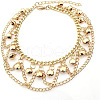 Bohemian Bell Alloy Tassel Anklets for Women FS-WG4DBF7-01-4