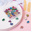 Craftdady Alloy Enamel Slider Charms and Large Hole Beads ENAM-CD0001-07-5