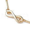 Brass Bar Link Chain Bracelets BJEW-JB10503-3