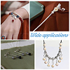   60Pcs 2 Styles 925 Sterling Silver Flat Head Pins STER-PH0001-88-6