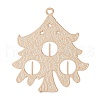 Brass Etched Metal Embellishments Pendants KK-Z058-07KCG-1