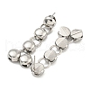 Non-Tarnish 304 Stainless Steel Stud Flat Round EJEW-S229-04P-2