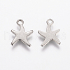 Non-Tarnish 201 Stainless Steel Charms X-STAS-F039-47-P-2