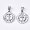 201 Stainless Steel Pendants STAS-N089-87P-1