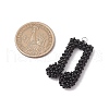Glass Seed Beaded Musical Note Pendants PALLOY-MZ00569-2