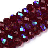 Electroplate Glass Beads Strands EGLA-A034-T2mm-L21-1