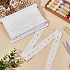 FINGERINSPIRE 15 Yards Cotton Embroidery Flower Lace Ribbons SRIB-FG0001-24-5