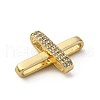 Brass Micro Pave Cubic Zirconia Pendants KK-Q070-01E-G-2