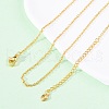 Brass Cable Chain Necklaces NJEW-D302-82G-1