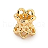 Rack Plating Brass Beads KK-L215-209G-1
