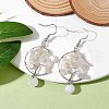 Natural Moonstone Dangle Earrings EJEW-JE05747-01-2