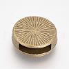 Tibetan Style Alloy Slide Charms Cabochon Settings PALLOY-Q341-04AB-FF-3