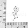 304 Stainless Steel Pendants STAS-U041-02A-P-3