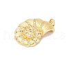 Brass Micro Pave Cubic Zirconia Pendants KK-H203-07G-2