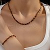Alloy Leopard Print Snake Chain Necklaces & Bracelets Sets FS-WG421C3-01-2