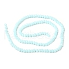 Faceted Rondelle Glass Beads Strands GLAA-I033-3mm-11-5