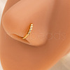 Alloy Crystal Rhinestone Hoop Clip on Nose Rings FS-WG08008-03-1
