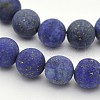 Natural Lapis Lazuli Round Beads Strands G-D660-8mm-1