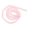 Natural Rose Quartz Beads Strands G-K376-B03-02-3