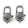 925 Thailand Sterling Silver Lobster Claw Clasps STER-D003-38AS-1