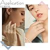 SUPERFINDINGS 6Pcs 3 Style Adjustable Brass Finger Ring Components FIND-FH0004-23-6