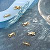 SUPERFINDINGS 20 Sets 2 Styles Eco-Friendly Brass Watch Band Clasps KK-FH0004-01-5