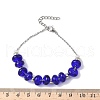304 Stainless Steel Cable Chain Bracelets BJEW-Z123-01P-5