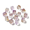 Transparent Glass Beads GLAA-D025-02I-1