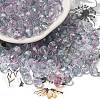 Transparent Colours Glass Round Beads SEED-F006-04A-07-1