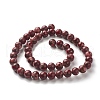 Natural Imperial Jasper Beads Strands G-I122-8mm-19-2