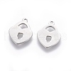 Tarnish Resistant 201 Stainless Steel Pendants STAS-L232-023P-2