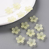 Frosted Acrylic Bead Caps MACR-S371-08A-728-6