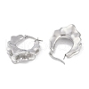 Non-Tarnish 304 Stainless Steel Hoop Earrings EJEW-C105-09P-2