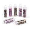 7 Bottles DIY Glass Seed Beads Sets DIY-N006-02G-1