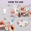 Gorgecraft 200Pcs 2 Styles Hexagon Paper Quilting Templates DIY-GF0008-76-6