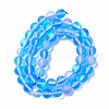 Synthetic Moonstone Beads Strands G-E573-01B-19-3