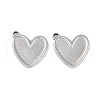 Non-Tarnish 304 Stainless Steel Pendants STAS-C106-03P-1