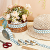 Olycraft 12M Polyester Jacquard Leaf Ribbon OCOR-OC0001-46A-5